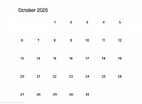 October
