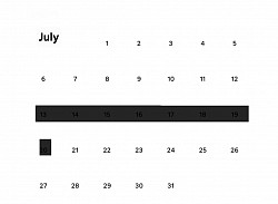 Availiability July 2026